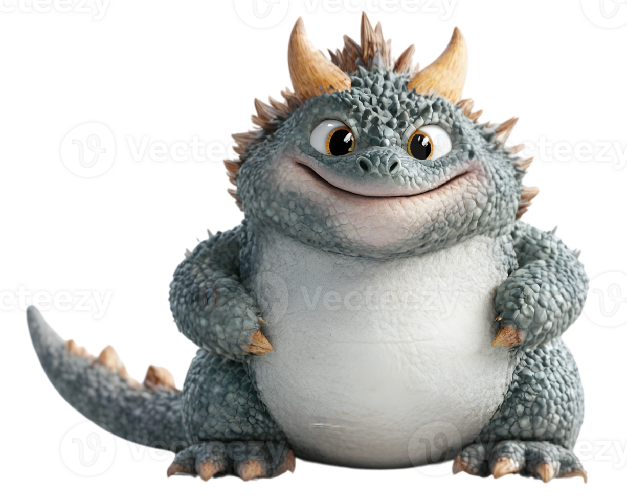 Cartoon Dragon Character Illustration png