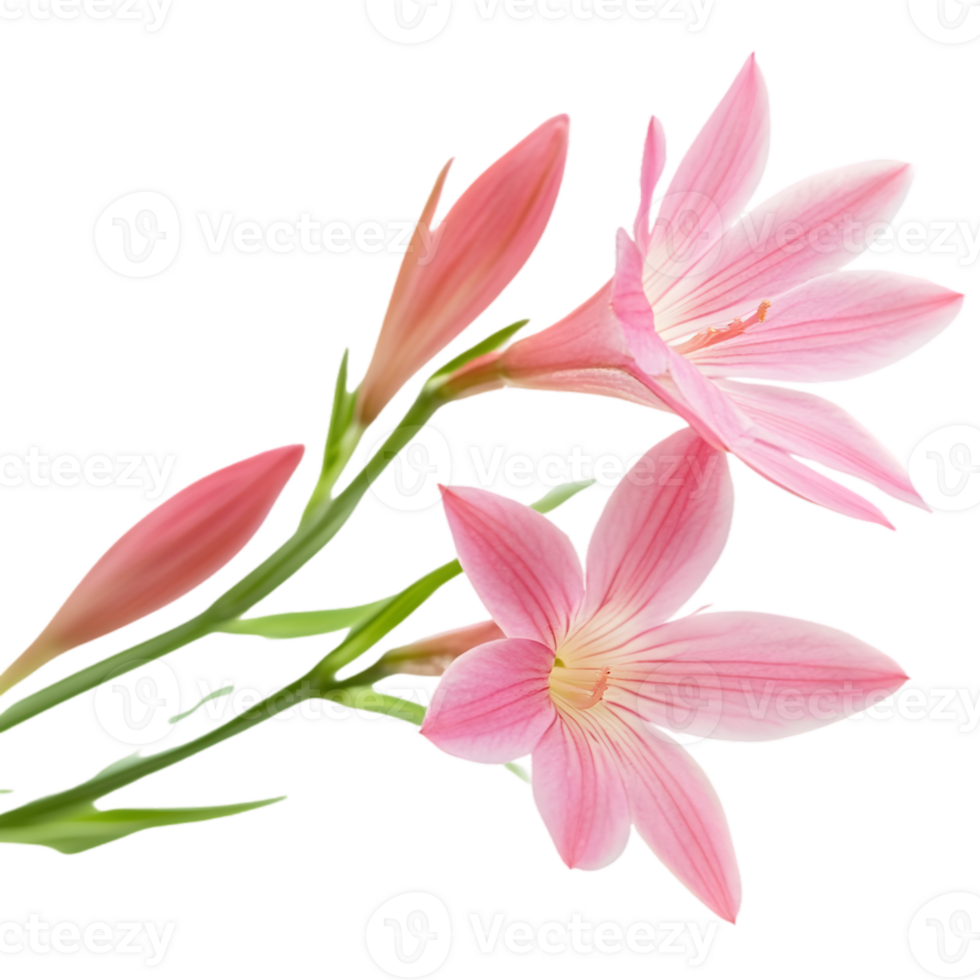 Delicate Pink Flowers Bouquet png