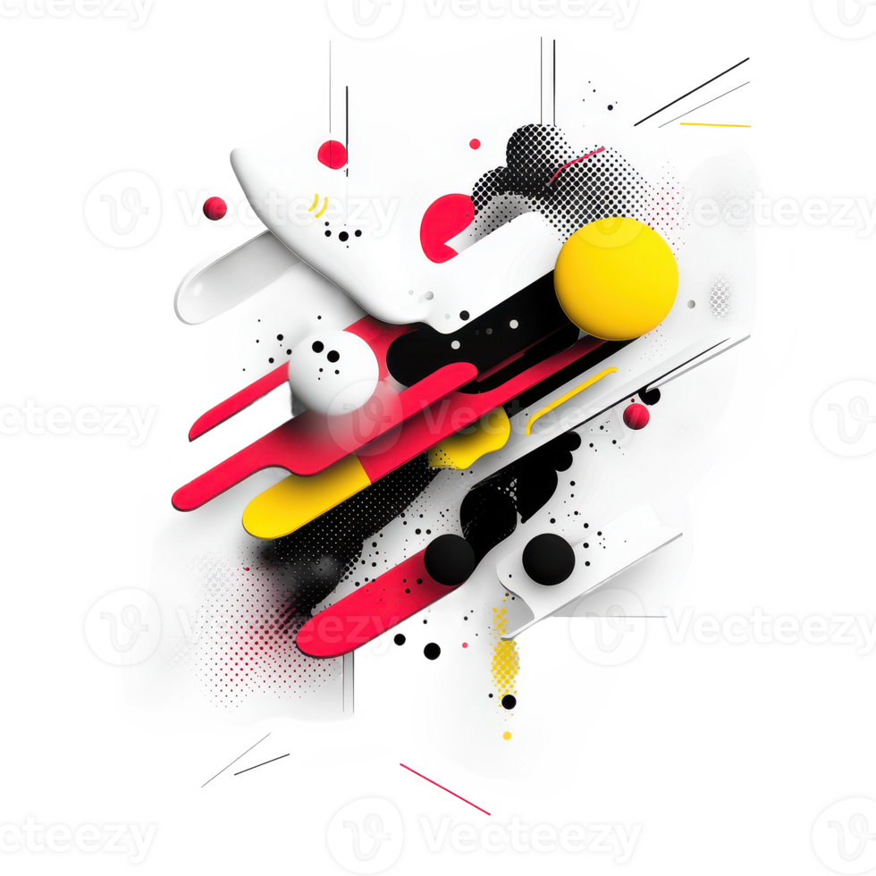 Futuristic Abstract Shapes and Lines png