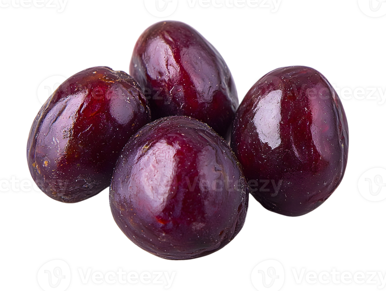 Group of Fresh Plums png