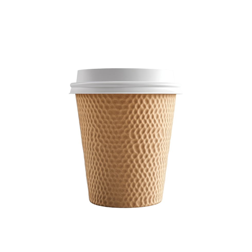 Mockup of a takeout coffee cup on a neutral background ready for branding and design projects, Takeaway paper cup mockup, takeaway coffee mug to go transparent background png