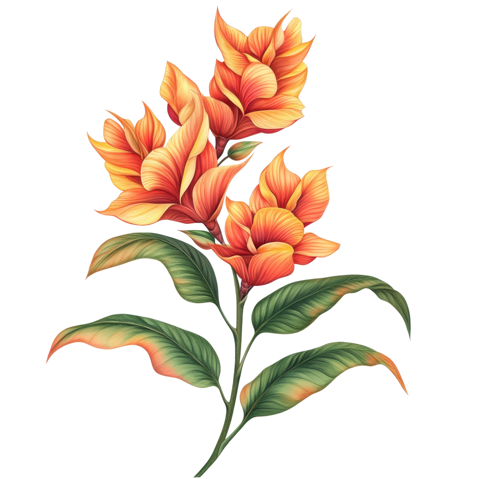 Traditional Thaistyle Malai flower on a transparent background, showcasing its vibrant colors and intricate details, Malai The flower in Thai Tradition Style on transparent background png