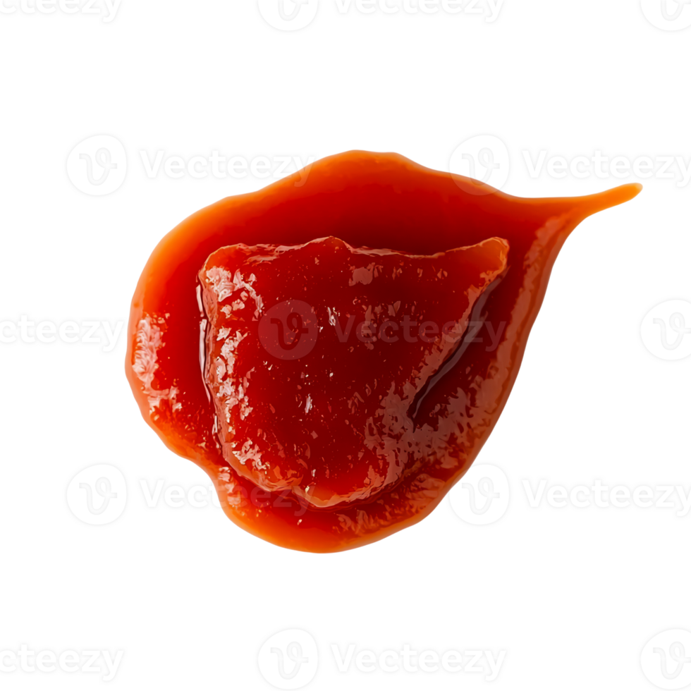ketchup splash isolated on transparent background png