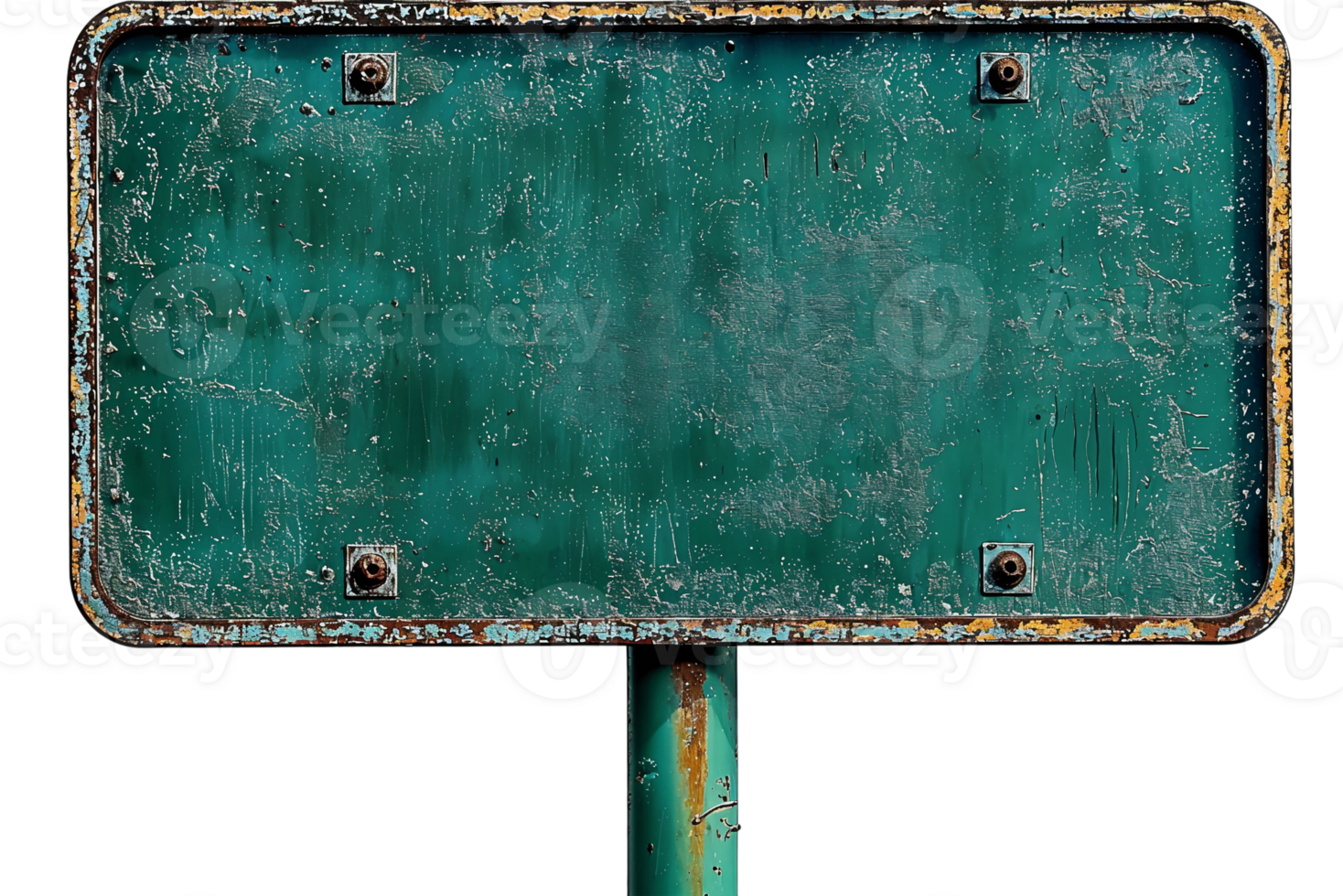 grungy green sign isolated on white background png