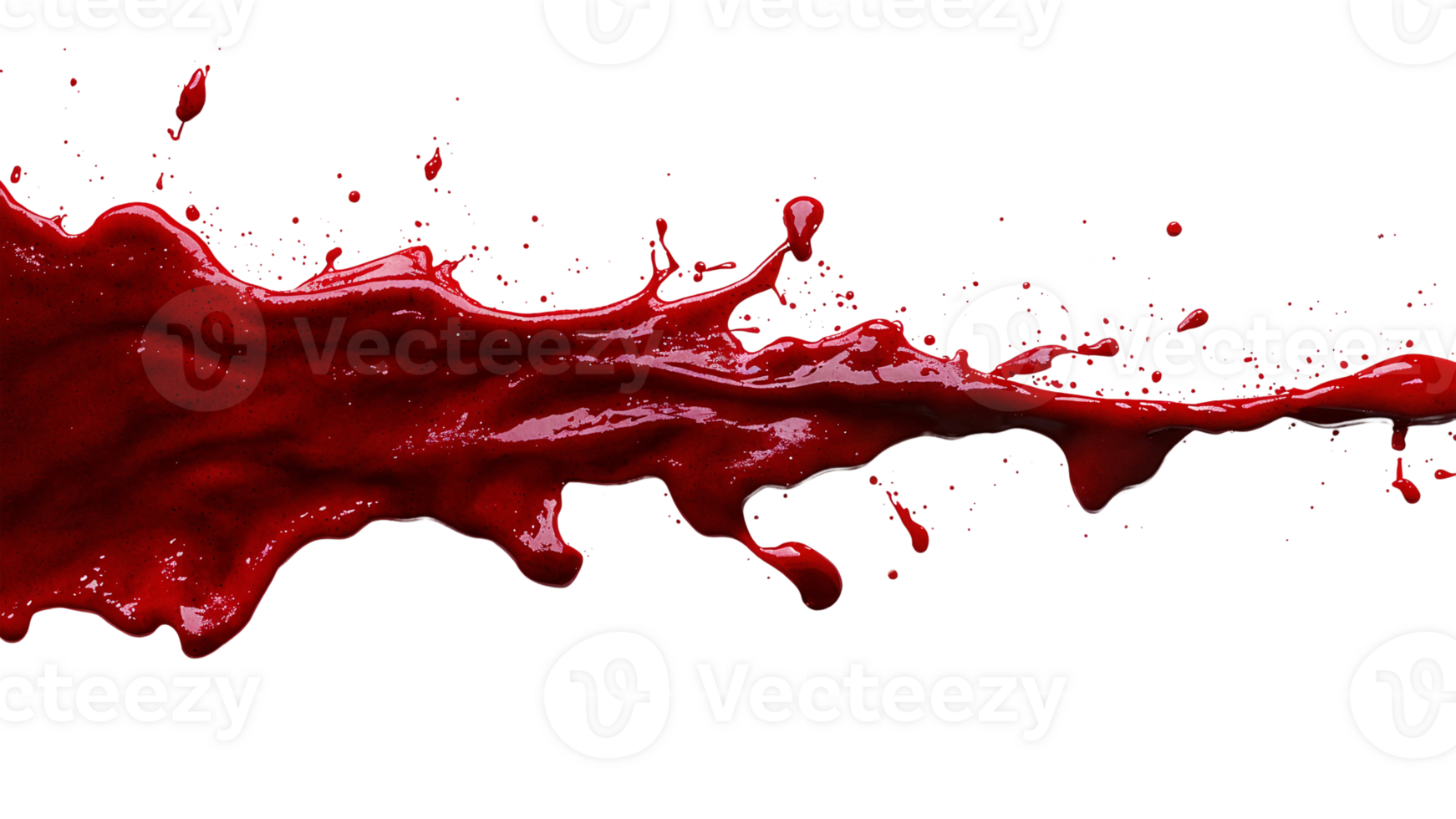 red paint splatter on white background png