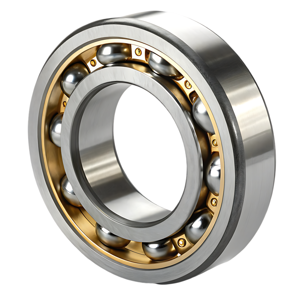 Close up of a precision ball bearing. png