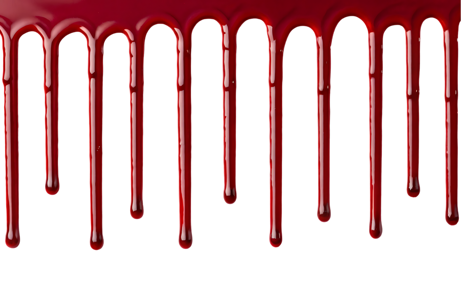 Red liquid dripping down, horror, halloween, blood texture png