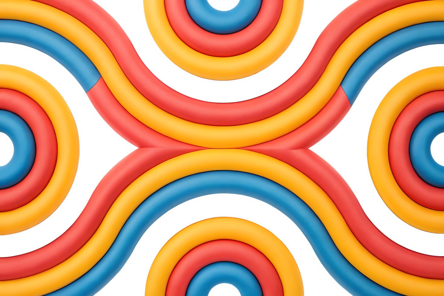 Abstract colorful circular pattern background png