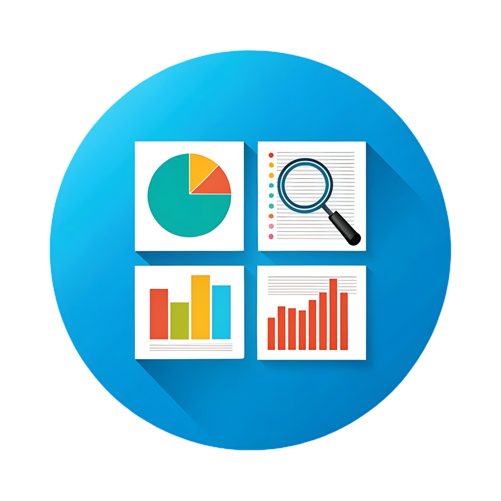 Data analysis, business analytics, infographic png