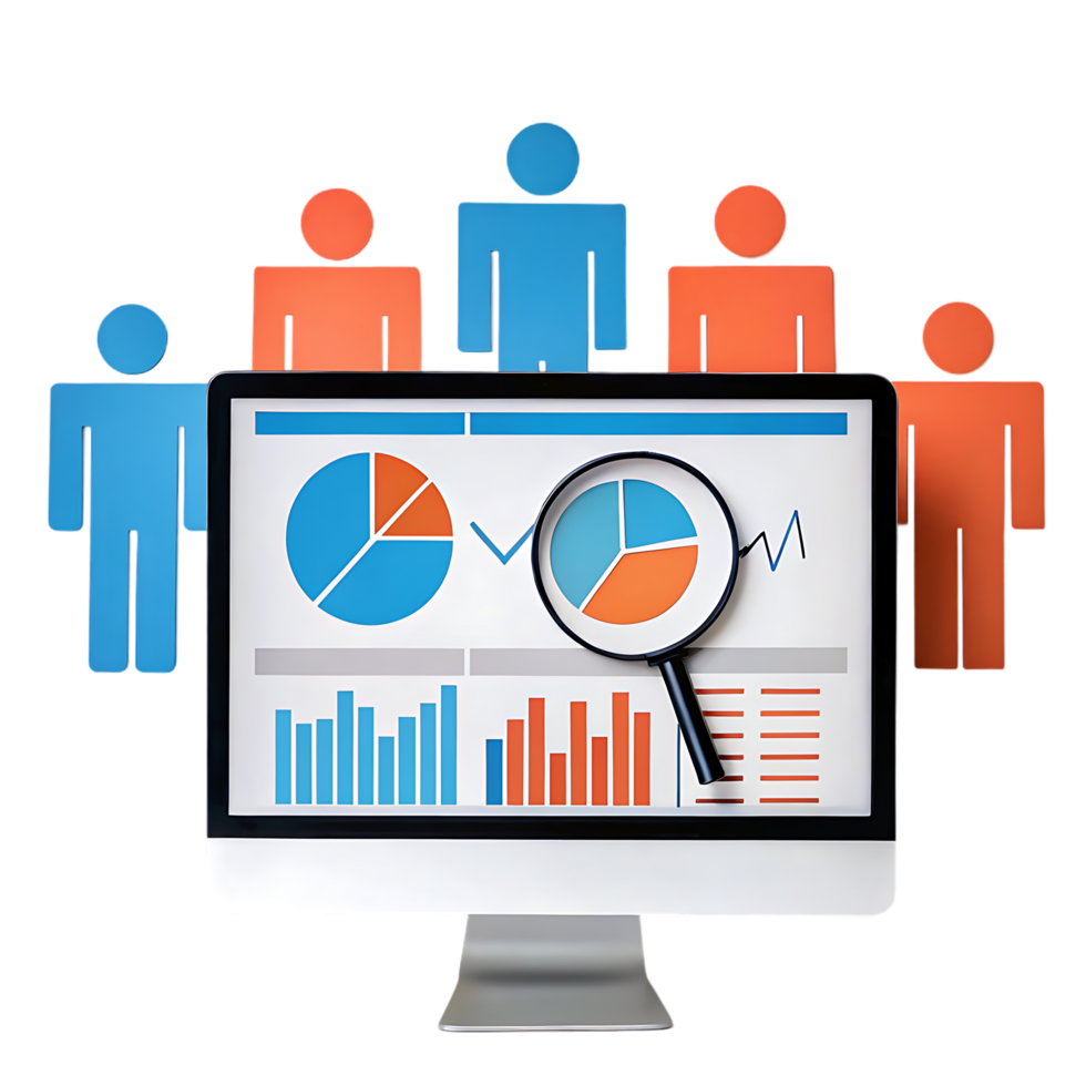 Data analysis, market research, customer insights png