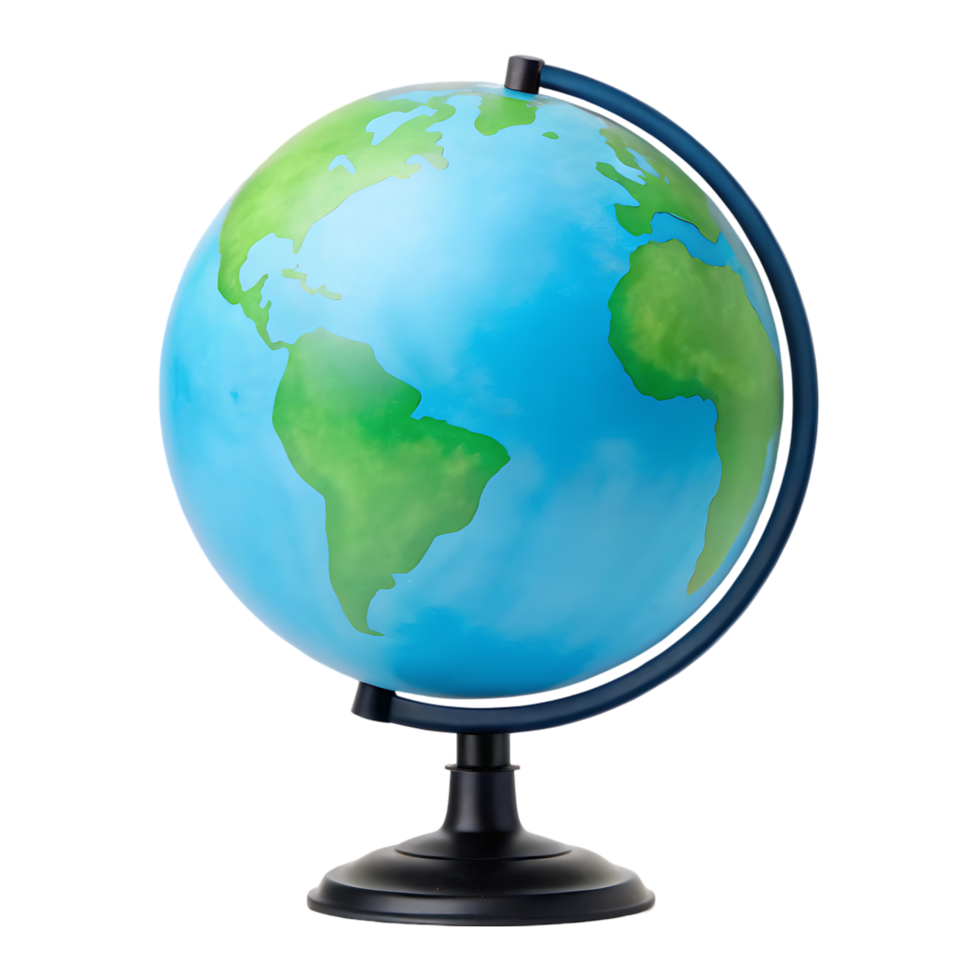 A simple world globe on a stand. png