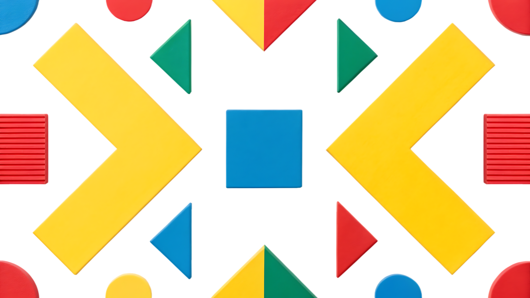 Colorful geometric shapes pattern background png