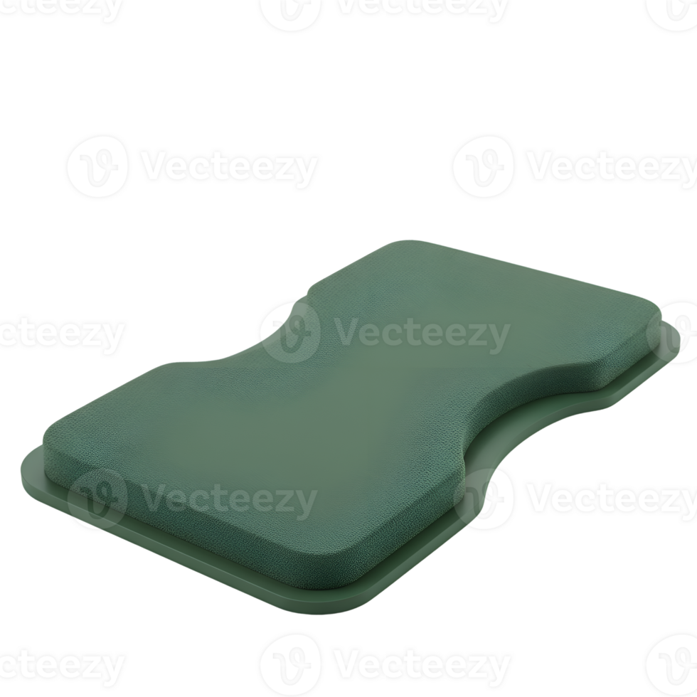 Sage Green Floral Foam Pad for Crafts and Arrangements png