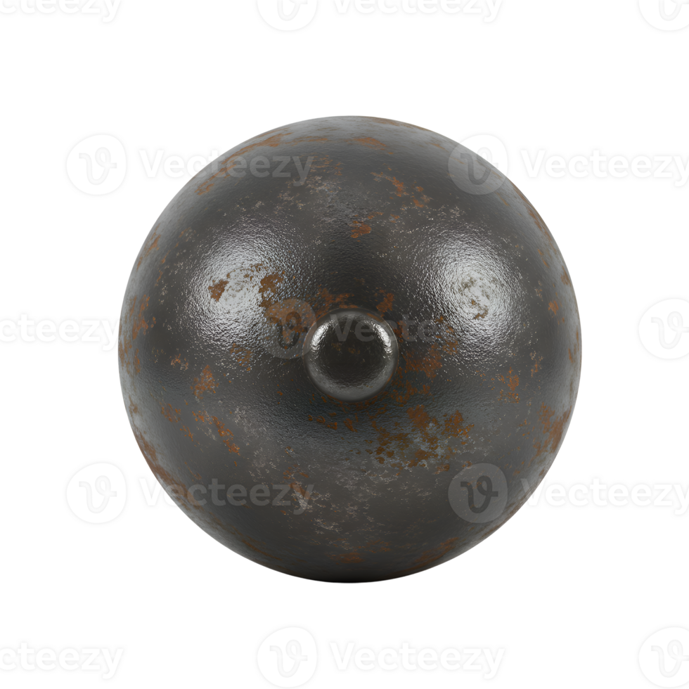 Oxidized Metal Sphere Industrial Texture and Grunge Detail png
