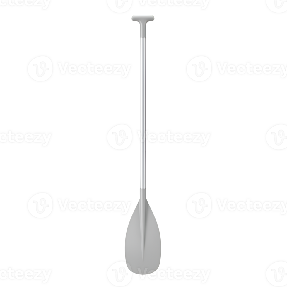 Grey Stand Up Paddle Board Paddle Isolated on Transparent Background png