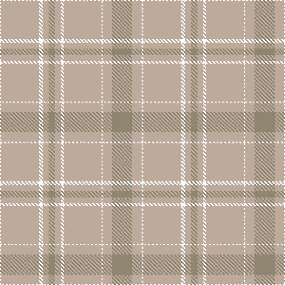 Modern Seamless Tartan in Bright Greyish tones Textile Design vector