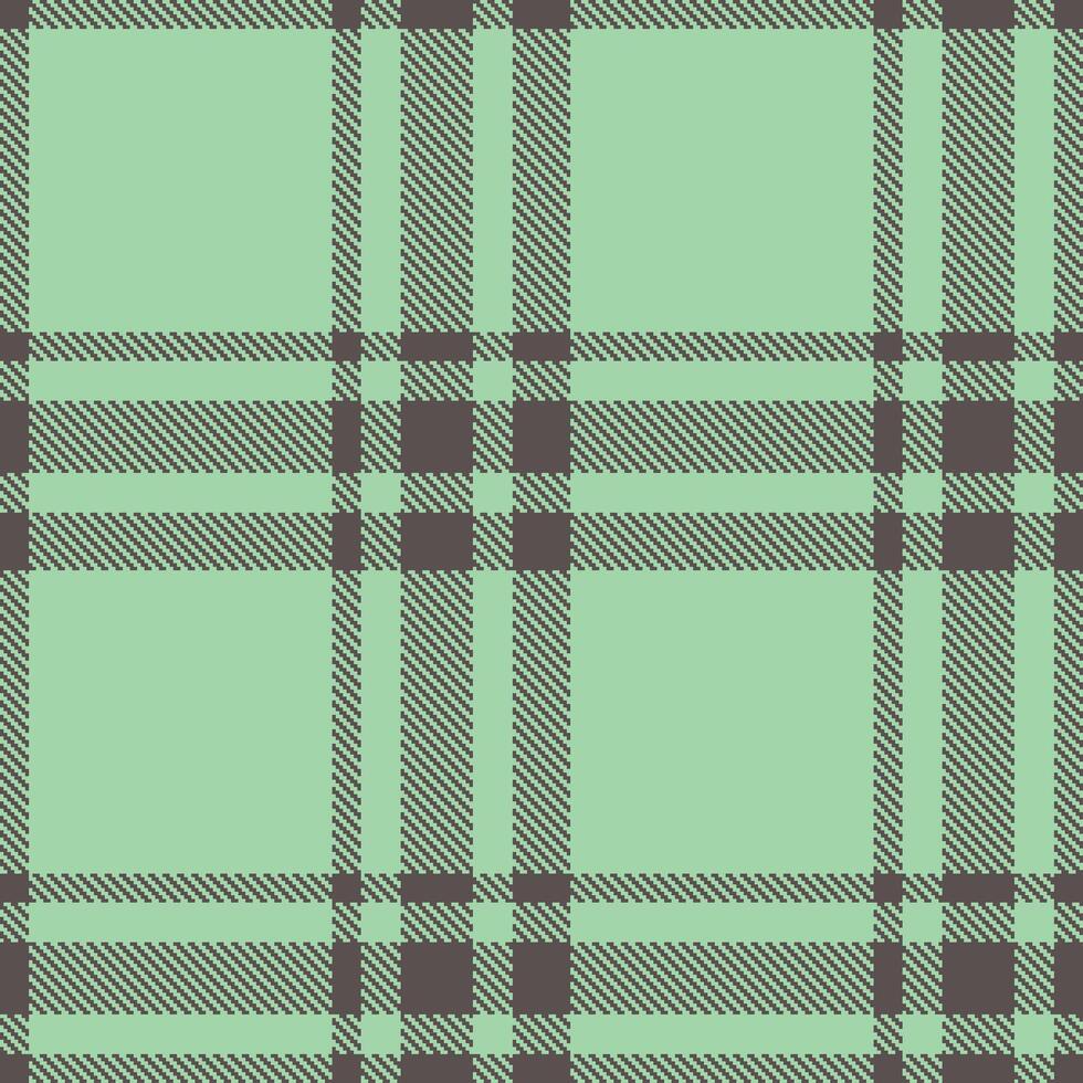 Modern Light Charcoal Grey Seamless Tartan Textile Design vector