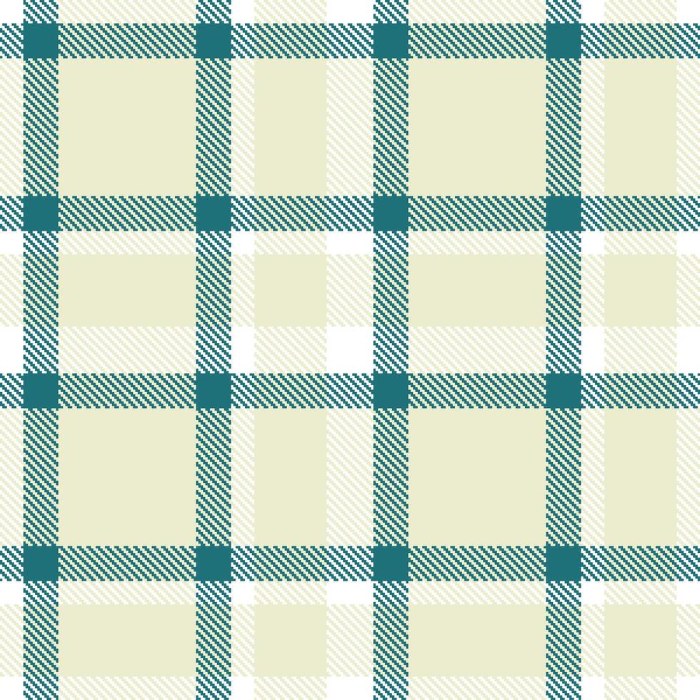 Modern Seamless Tartan in Soft White tones Textile Design Variant 1714 vector