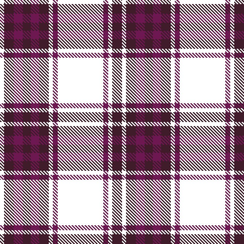 Modern Vivid White Seamless Tartan Textile Design Variant 2307 vector