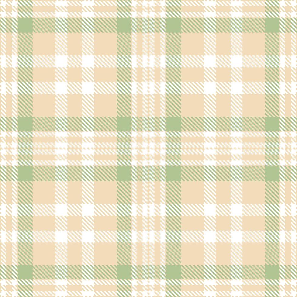 Modern Seamless Tartan in Rich Light Peach tones Textile Design Variant 2328 vector
