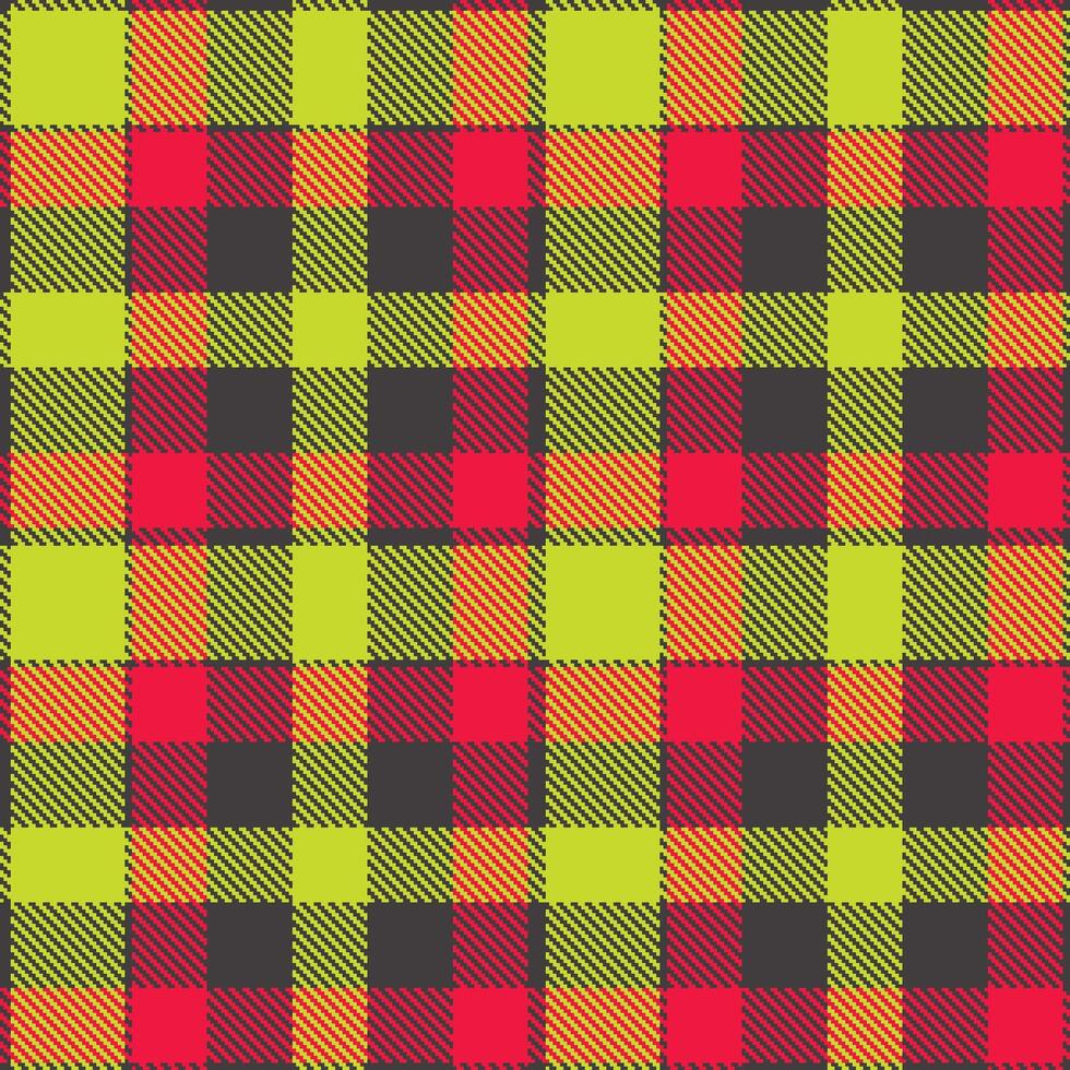Modern Seamless Tartan in Deep Dark Grey tones Textile Design vector