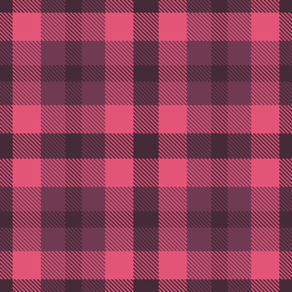 Modern Seamless Tartan in Soft Purple Brown tones Textile Design Variant 2484 vector