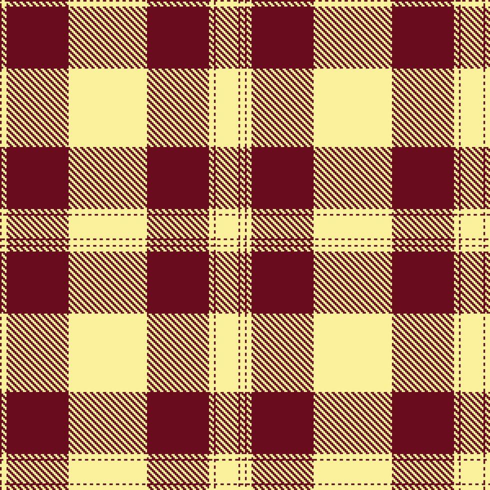 Modern Seamless Tartan in Vivid Claret tones Textile Design vector