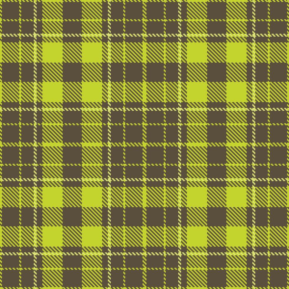 Modern Iridescent Greyish Brown Seamless Tartan Textile Design vector