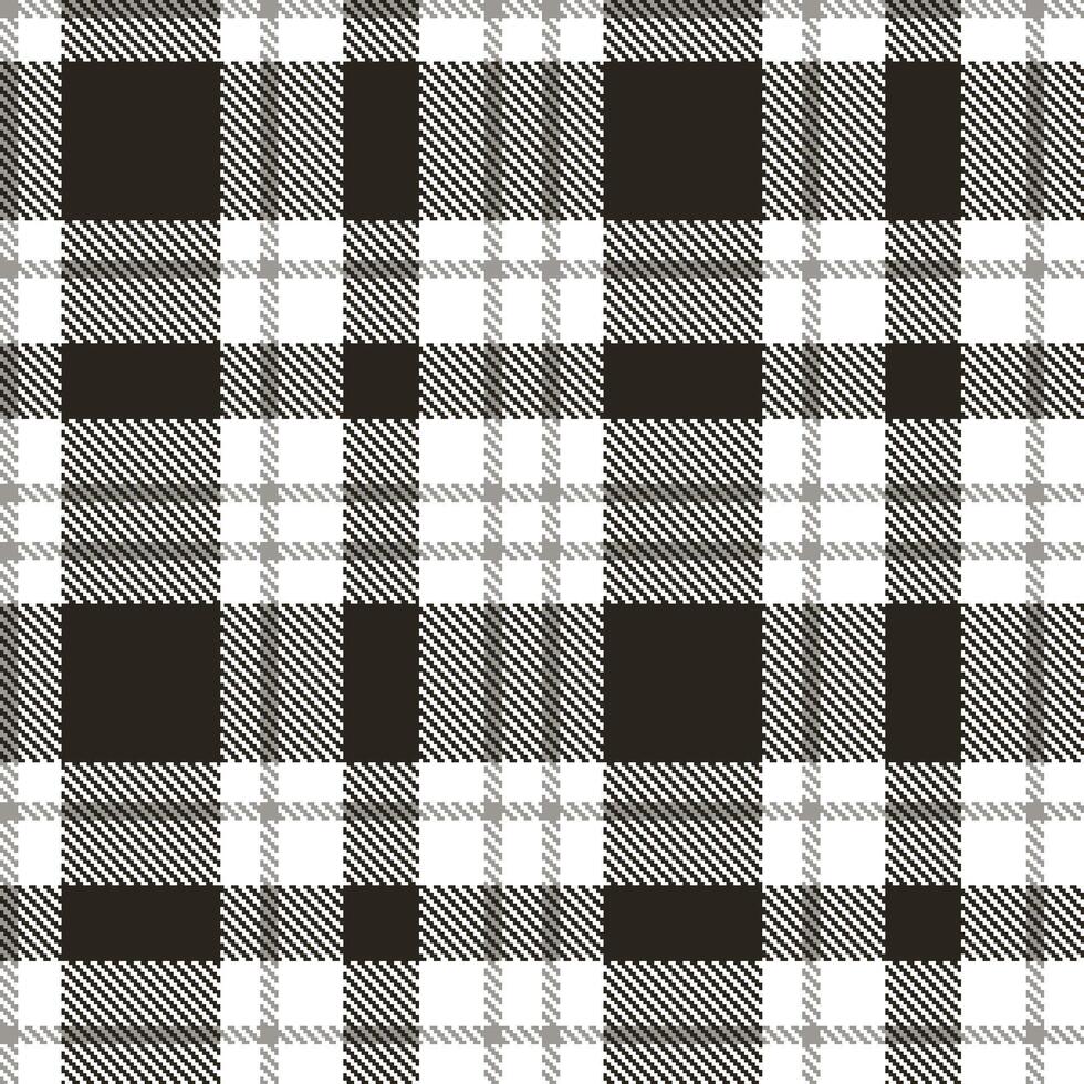 Modern Seamless Tartan in Pale White tones Textile Design Variant 2666 vector