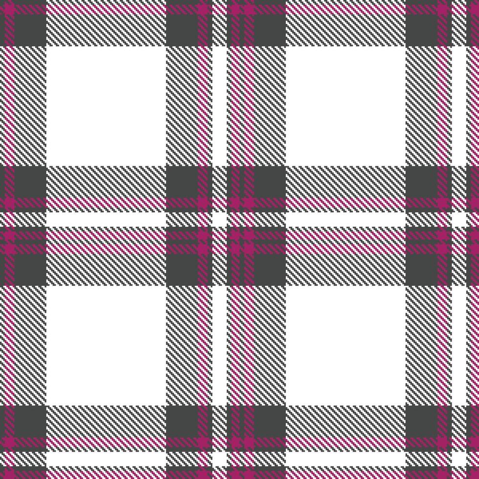 Modern Pale Charcoal Grey Seamless Tartan Textile Design Variant 2676 vector