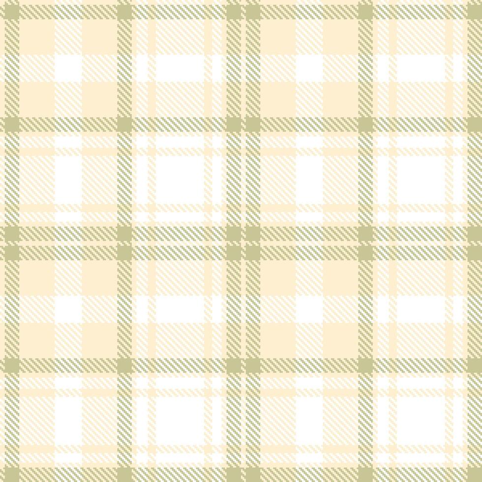 Dark Pale Seamless Tartan with Vivid White accents Textile Design vector