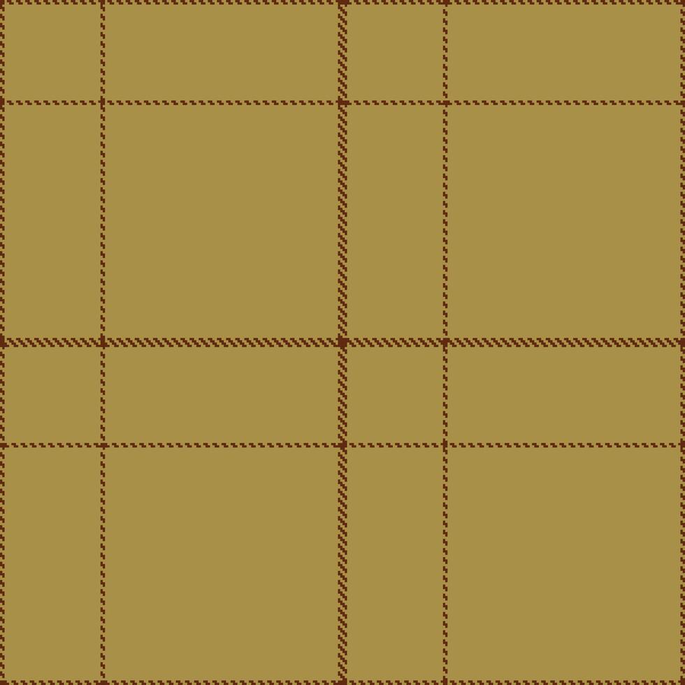 Modern Seamless Tartan in Dark Brown tones Textile Design vector