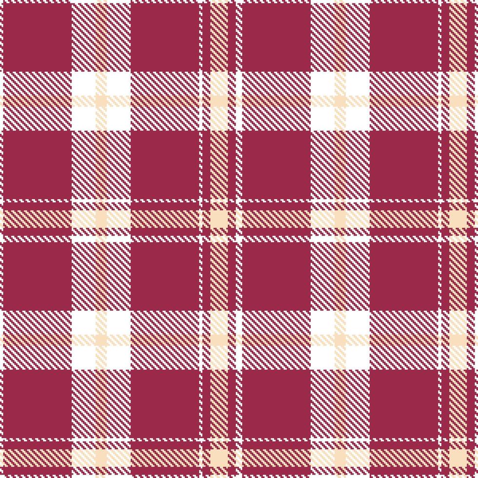 Modern Seamless Tartan in Vivid White tones Textile Design Variant 2813 vector