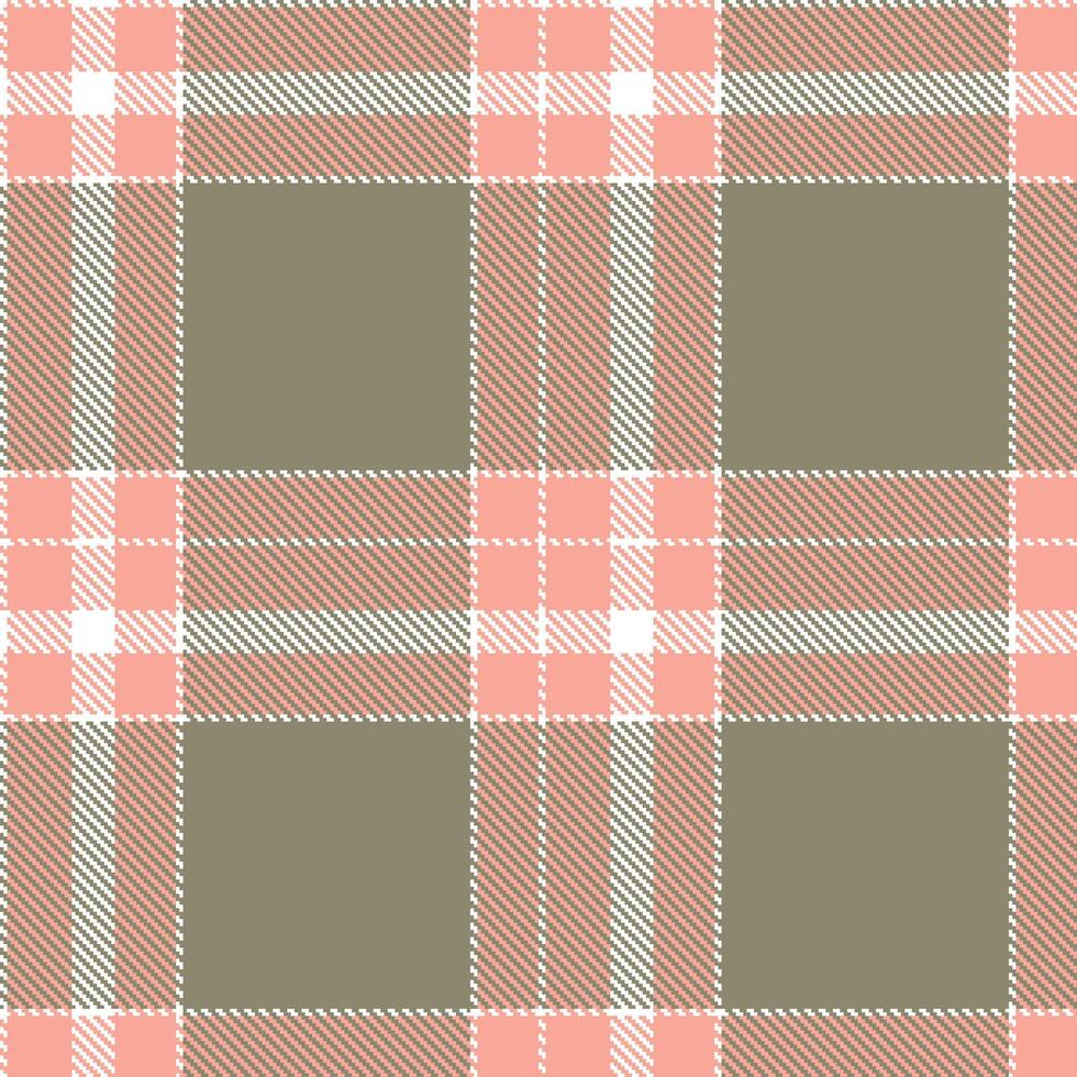 Iridescent White and Dusty Blush Seamless Tartan Textile Design vector