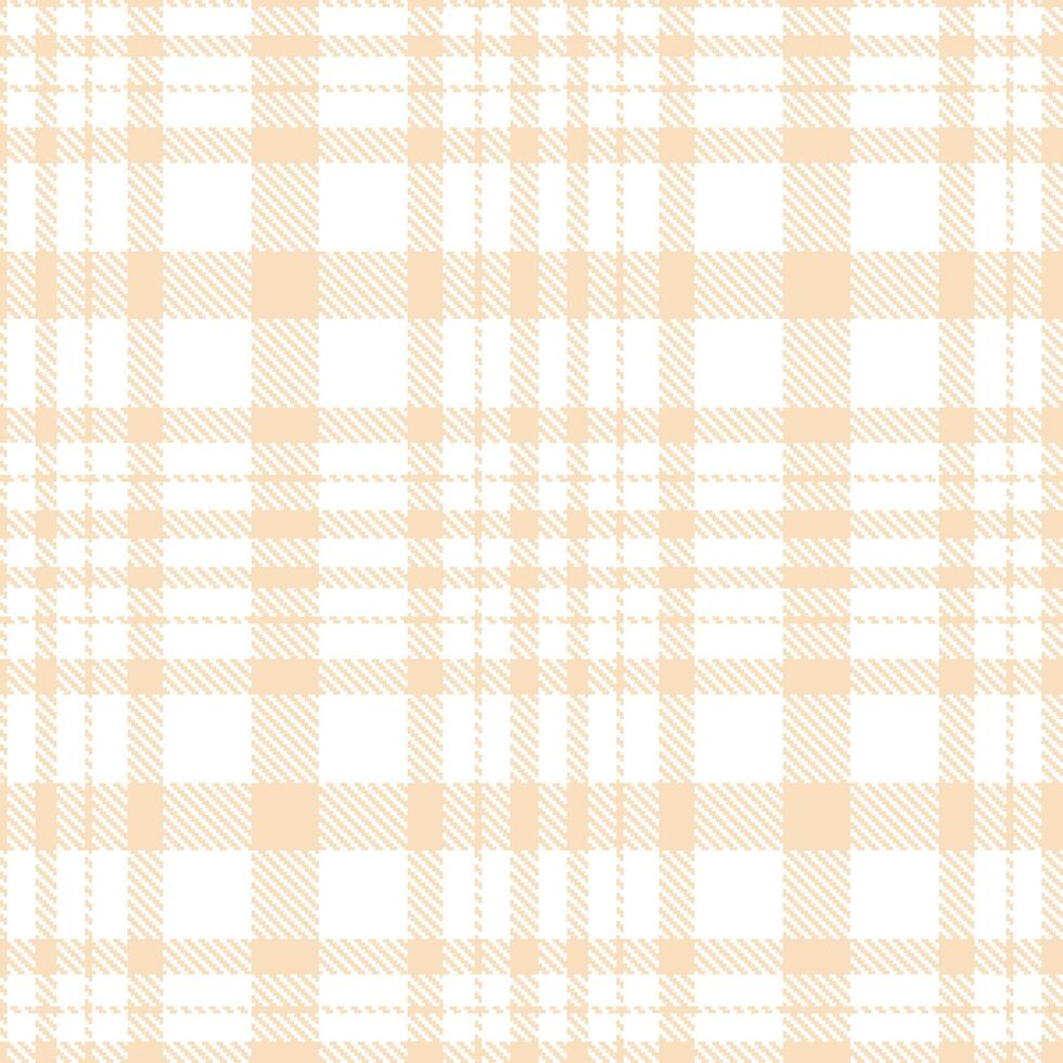 Modern Pastel Light Peach Seamless Tartan Textile Design Variant 2816 vector