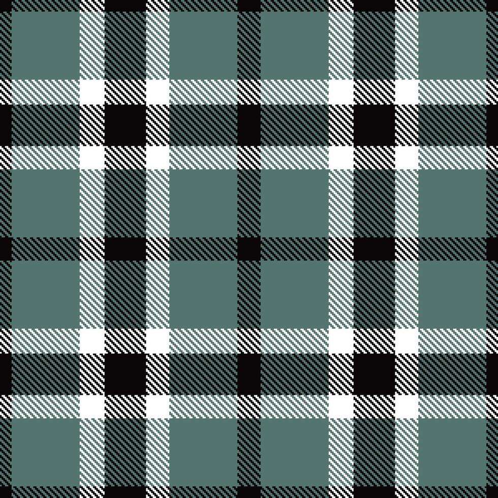 Modern Seamless Tartan in Bright Almost Black tones Textile Design Variant 2834 vector