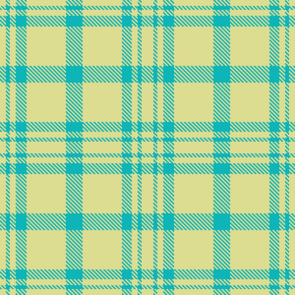 Modern Seamless Tartan in Neon Light Khaki tones Textile Design vector