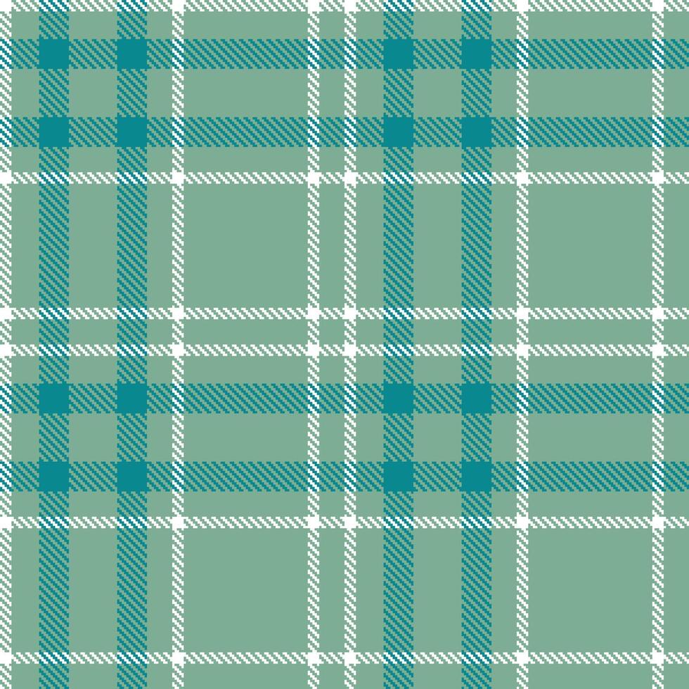 Modern Seamless Tartan in Iridescent Greyish Teal tones Textile Design Variant 2941 vector