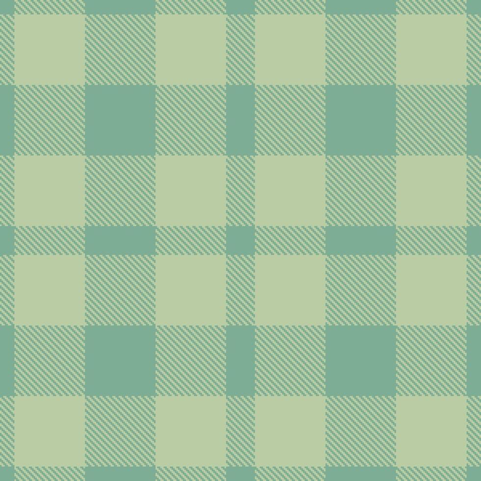 Modern Seamless Tartan in Pastel Greyish Teal tones Textile Design Variant 2946 vector
