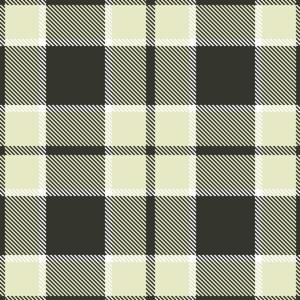 Pastel Charcoal and Warm Pale Seamless Tartan Textile Design vector
