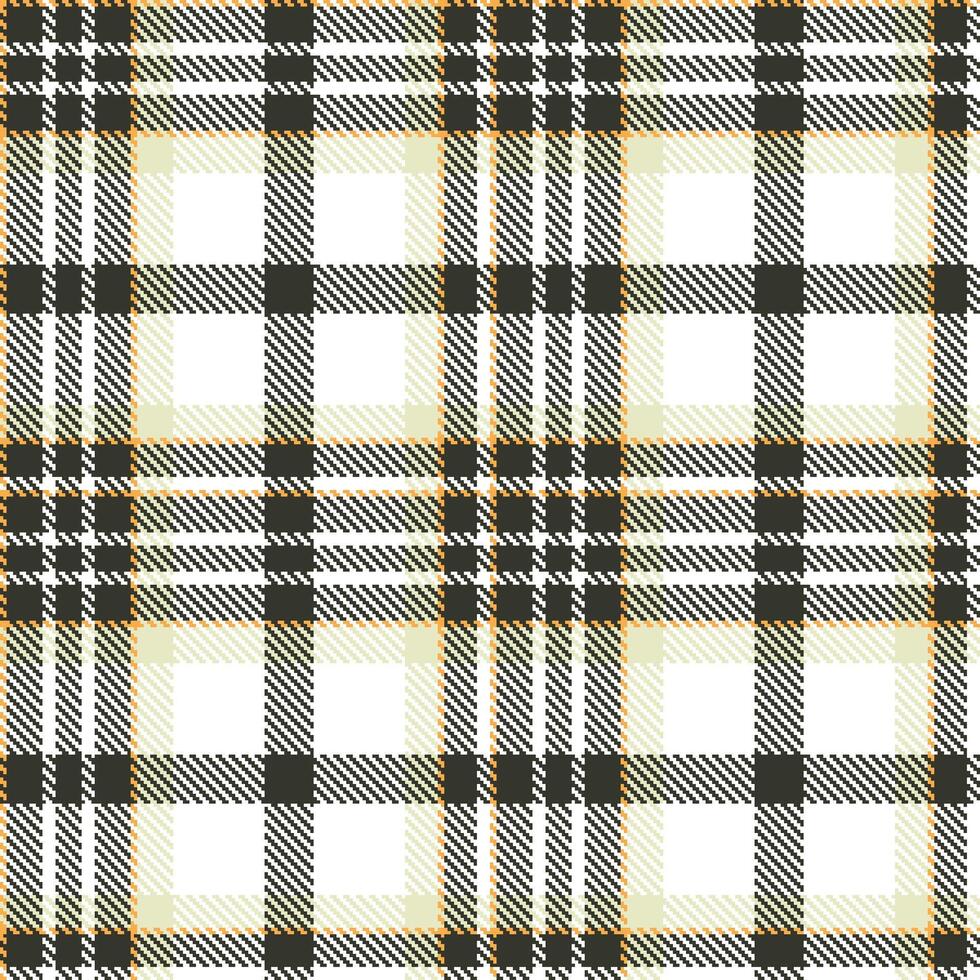 Light Charcoal and Light White Seamless Tartan Textile Design vector