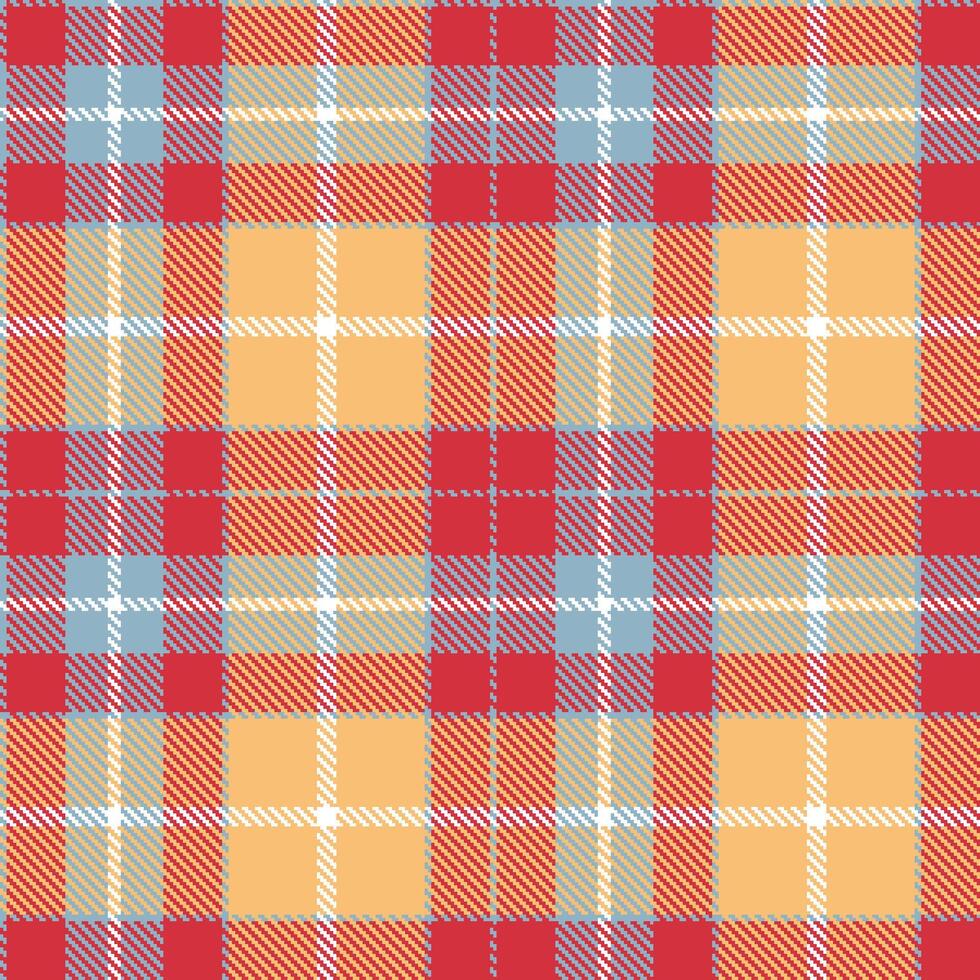 Modern Seamless Tartan in Muted Light Grey Blue tones Textile Design vector