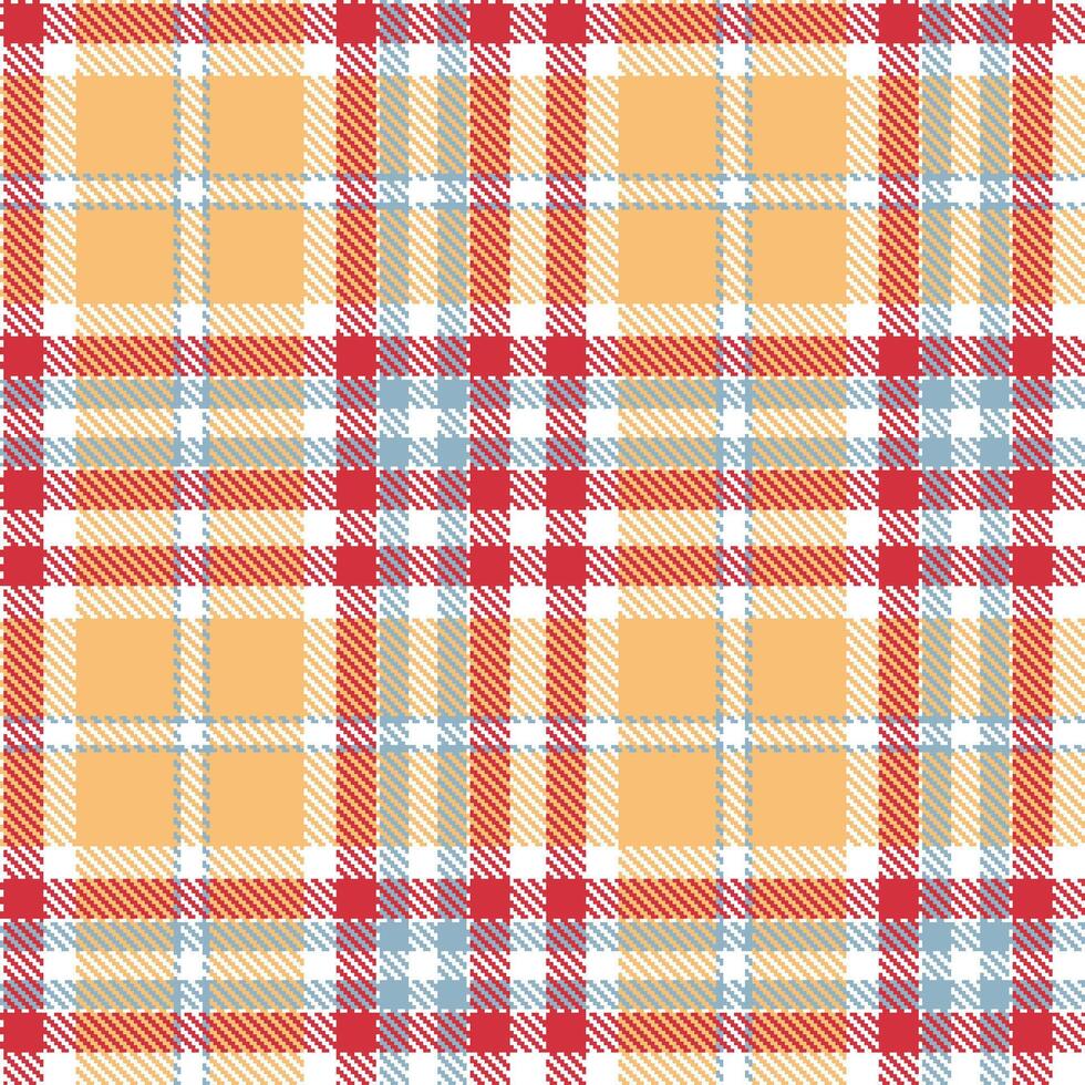Modern Seamless Tartan in Deep White tones Textile Design vector