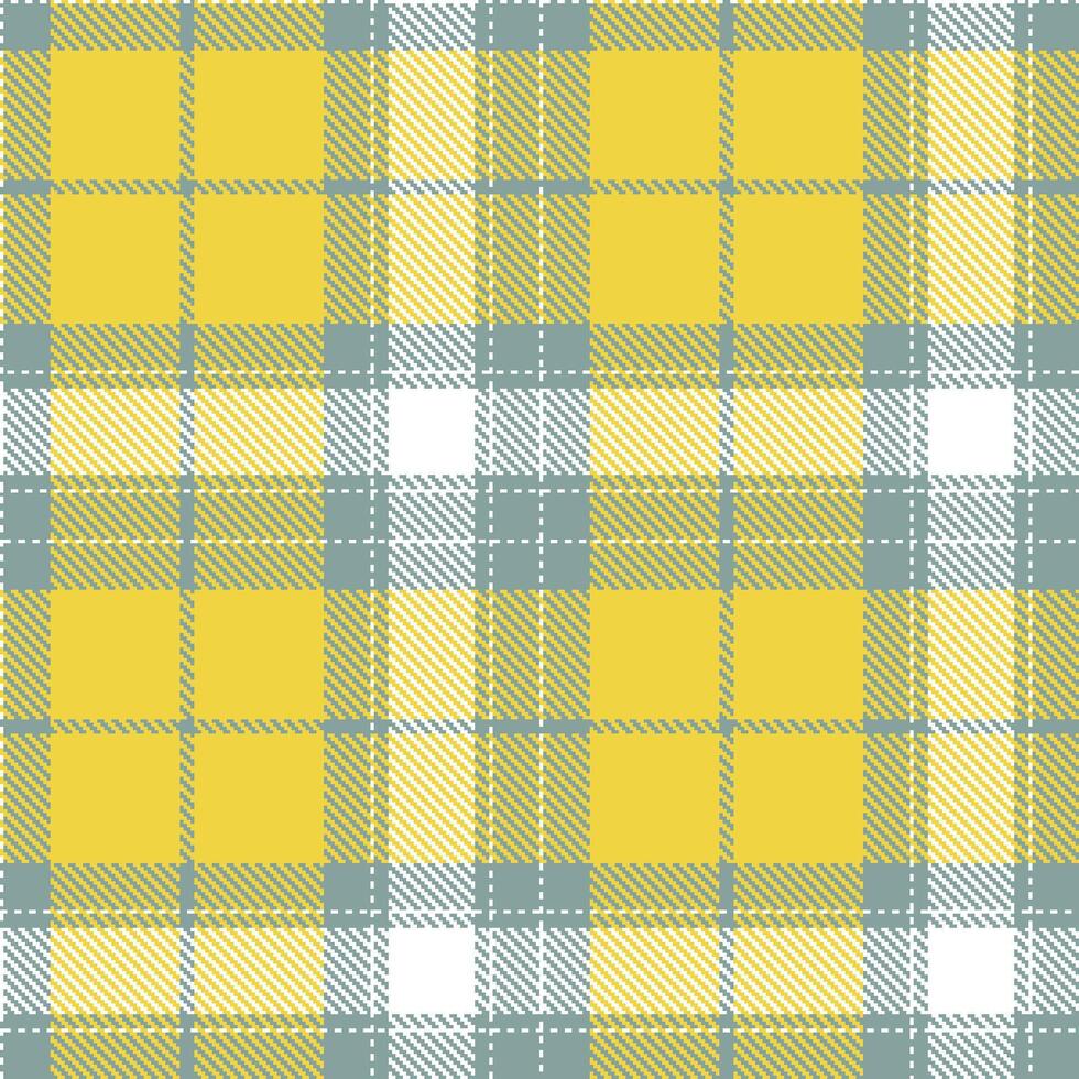 Modern Seamless Tartan in Light Cool Grey tones Textile Design Variant 143 vector