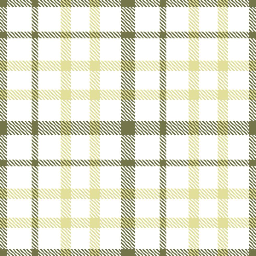 Modern Seamless Tartan in Muted White tones Textile Design vector