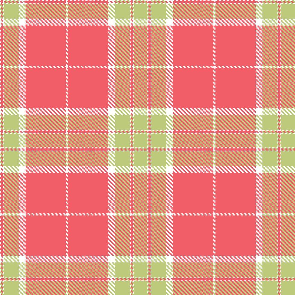 Modern Rich White Seamless Tartan Textile Design Variant 317 vector