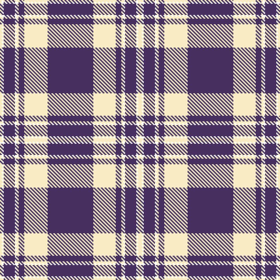 Modern Seamless Tartan in Soft Pale tones Textile Design vector