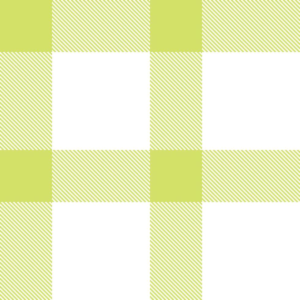 Bright Straw and Muted White Seamless Tartan Textile Design vector