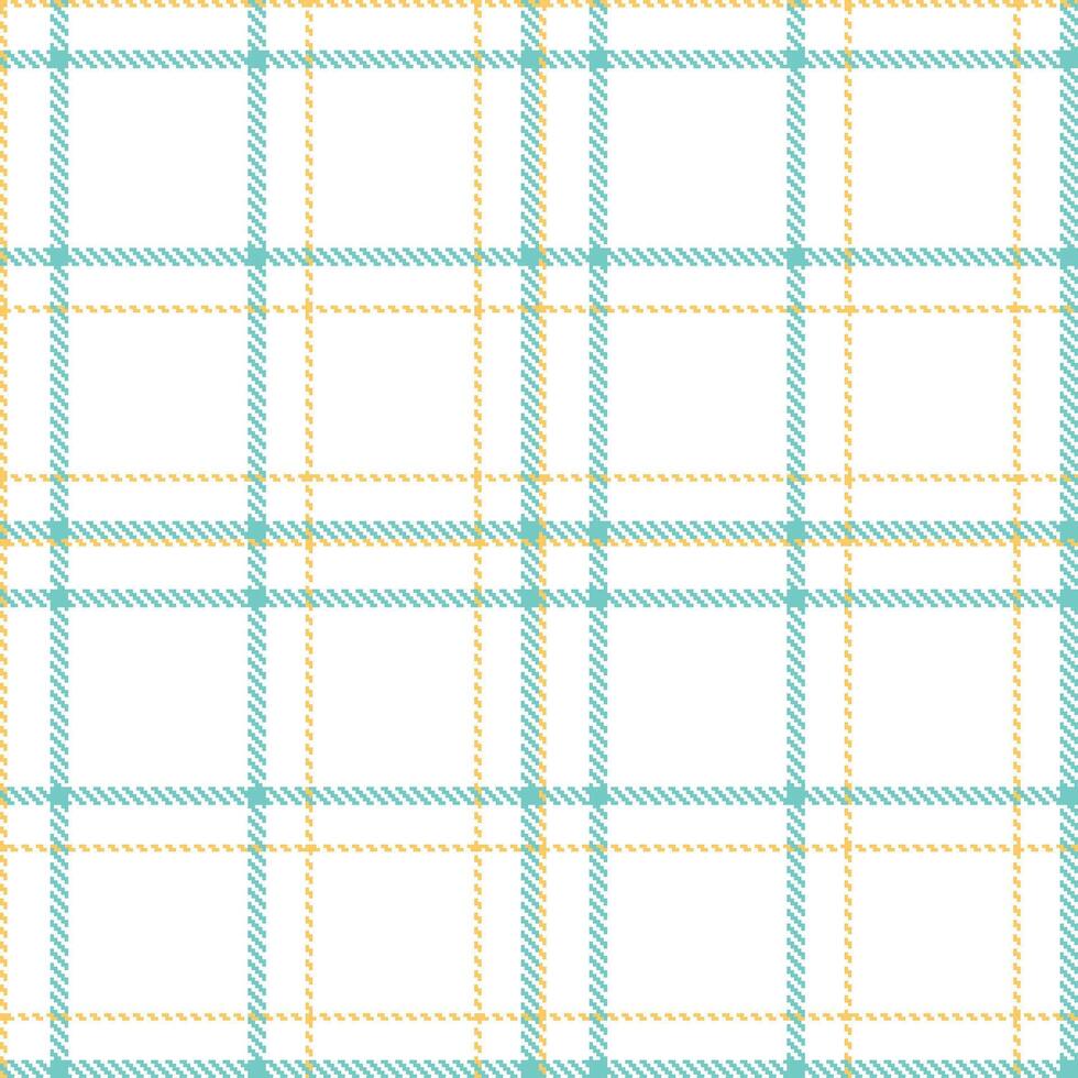 Modern Pastel White Seamless Tartan Textile Design Variant 392 vector