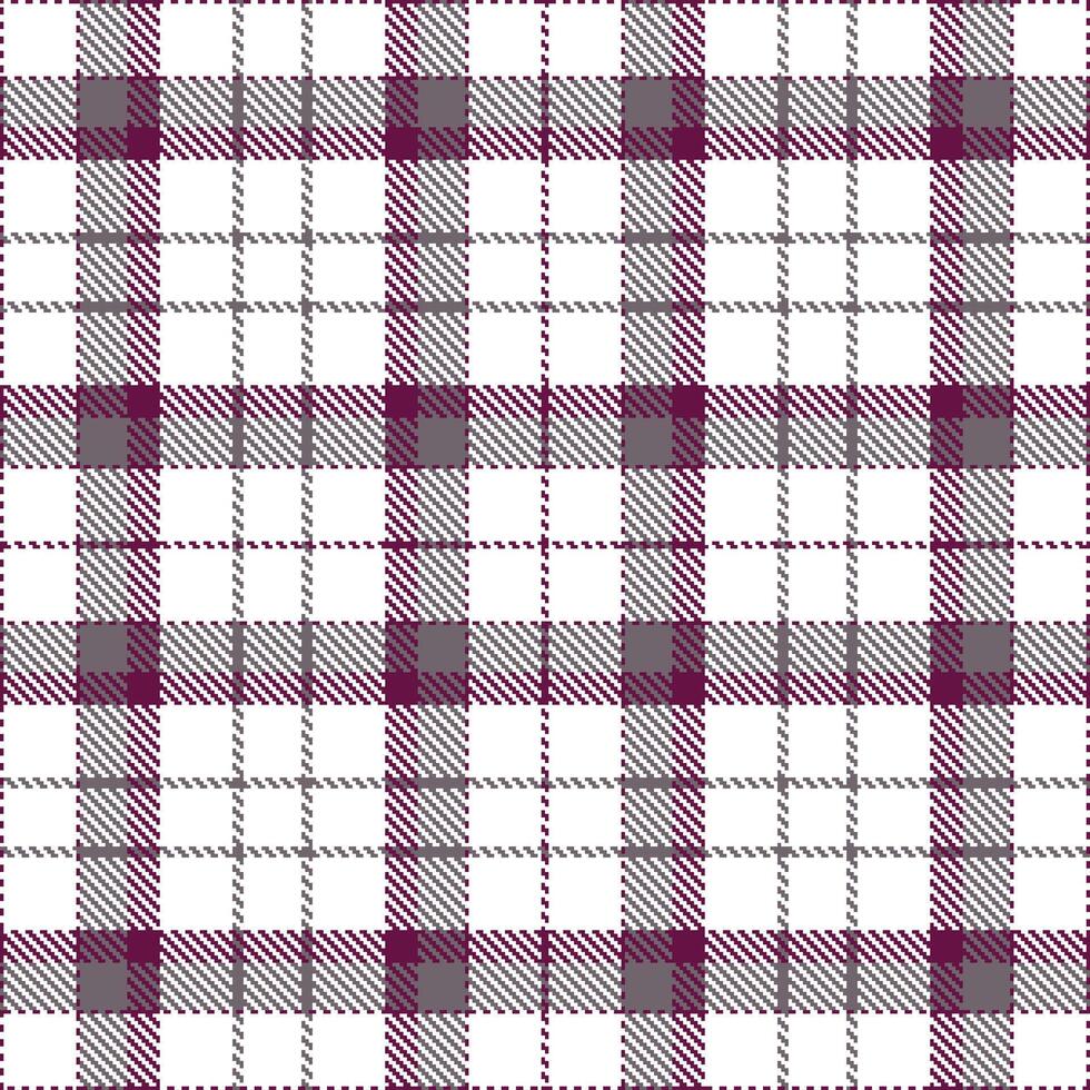 Modern Rich Plum Seamless Tartan Textile Design vector